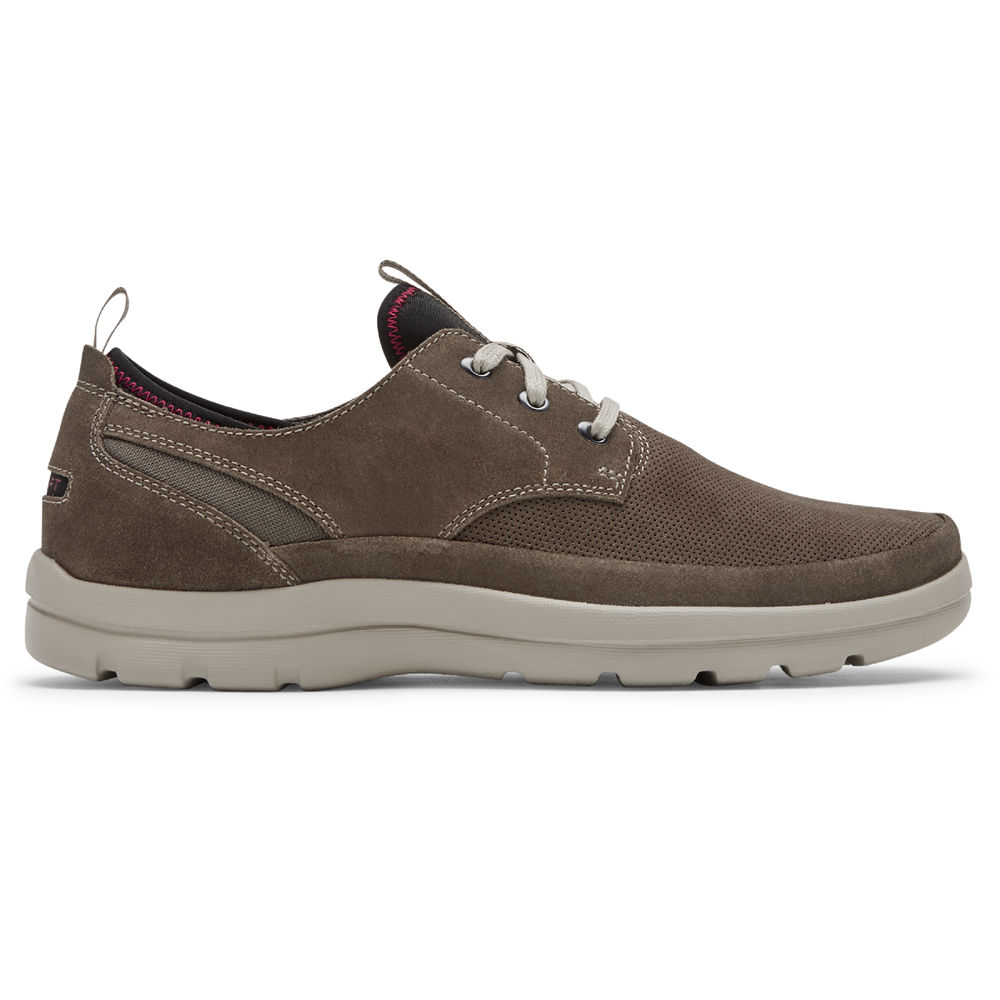 Rockport Mens Get Your Kicks 2 3-Eye Plain Toe - Sneakers Olive - BOE907683